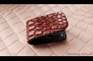 Elite Brown Gloss Люксовый зажим для купюр Brown Gloss Luxury bill clip image 3