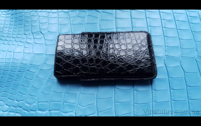 Elite Black Gloss Эксклюзивный кейс Samsung S10 S20 S21 S22 Plus Black Gloss Exclusive case Samsung S10 S20 S21 S22 Plus Crocodile leather image 1
