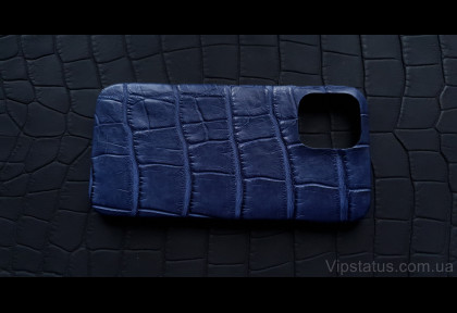 Blue Storm Unique case IPhone 13 Pro Max Crocodile leather image