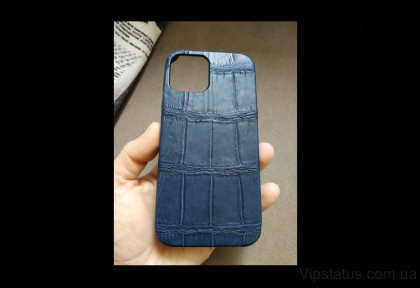 Blue Twilight Elite case IPhone 11 12 Pro Max Crocodile leather image