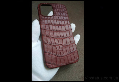 Cherry Edition Elite case IPhone 11 12 Pro Max Crocodile leather image