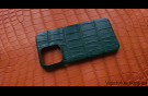 Elite Chic Emerald Элитный чехол IPhone 14 Pro Max кожа крокодила Chic Emerald Elite case IPhone 14 Pro Max Crocodile leather image 2