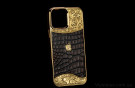 Elite Dark Lord Лакшери чехол IPhone 12 13 Pro Max кожа крокодила Dark Lord Luxury Case IPhone 11 12 13 Pro Max Crocodile leather image 2
