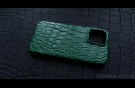 Элитный Exotic Edition Стильный чехол IPhone 13 Pro Max кожа крокодила Exotic Edition Стильный чехол IPhone 13 Pro Max кожа крокодила изображение 2