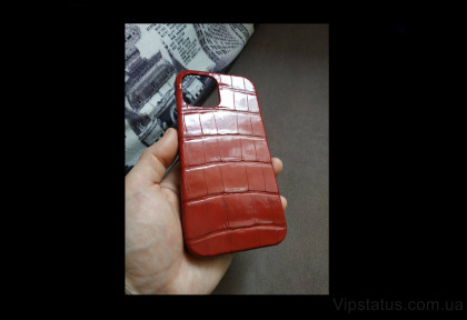 Premium Gloss Luxury case IPhone 11 12 Pro Max Crocodile leather image