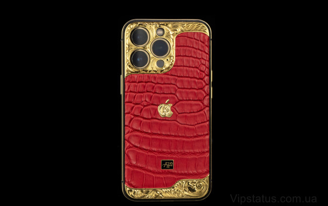 Elite Red Duchess Роскошный чехол IPhone 12 13 Pro Max кожа крокодила Red Duchess Luxury Case IPhone 12 13 Pro Max Crocodile leather image 1