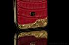 Элитный Red Duchess Роскошный чехол IPhone 12 13 Pro Max кожа крокодила Red Duchess Роскошный чехол IPhone 14 Pro Max кожа крокодила изображение 3