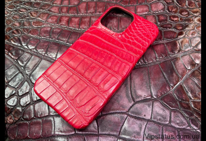 Red Lady Віп чохол IPhone 14 Pro Max шкіра крокодила зображення