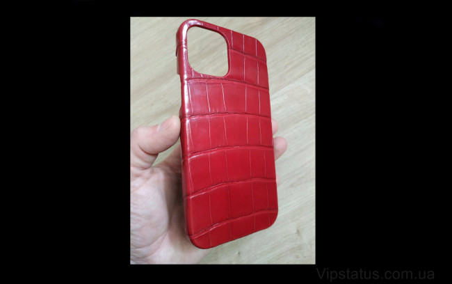 Elite Red Style Премиум чехол IPhone 11 12 Pro Max Red Style Premium case IPhone 11 12 Pro Max Crocodile leather image 1