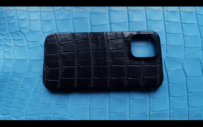 Elite Rich Lord Роскошный чехол IPhone 13 Pro Max кожа крокодила Rich Lord Luxury case IPhone 13 Pro Max Crocodile leather image 1