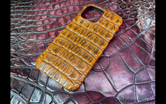 Elite Wild Gloss Экзотический чехол IPhone 14 Pro Max кожа крокодила Wild Gloss Exotic case IPhone 14 Pro Max Crocodile leather image 1