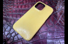 Elite Yellow Glitter Элитный чехол IPhone 14 Pro Max кожа ската Yellow Glitter Елітний чохол IPhone 14 Pro Max шкіра ската зображення 2
