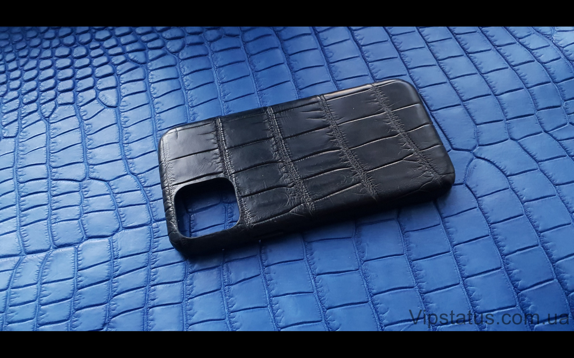 Elite Black Lord Эксклюзивный чехол IPhone 11 Pro кожа крокодила Black Lord Exclusive case IPhone 11 Pro Crocodile leather image 1