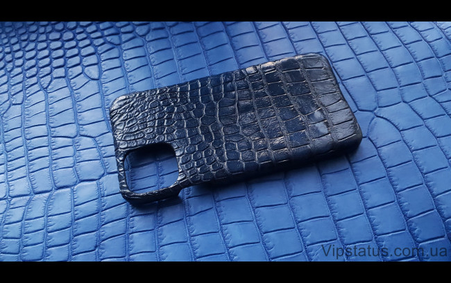 Элитный Dark Blue Вип чехол IPhone 11 Pro Max кожа крокодила Dark Blue Вип чехол IPhone 11 Pro Max кожа крокодила изображение 1
